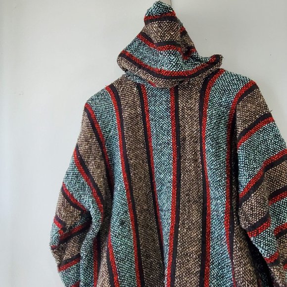 Baja Mexican Rug hoodie size Large - Picture 6 of 11